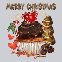 Merry Christmas Cupcake Chocolate Heavyweight Sweatshirt | Teevron