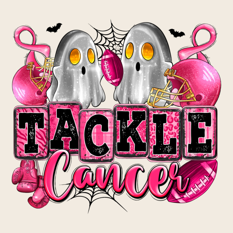 Tackle Cancer With Ghosts Playing Football Premium Sweatshirt by LillyAllenDesigns | Teevron