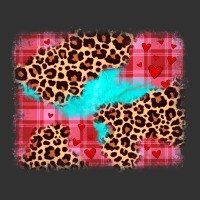 Valentine's Day Leopard Background Urban Heavy Tee | Teevron