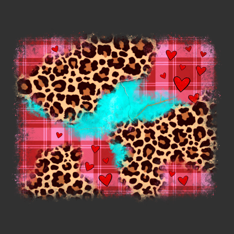 Valentine's Day Leopard Background Urban Heavy Tee by JahusDesignShop | Teevron