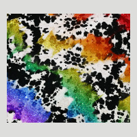 Rainbow Pride Cowhide Tumbler Zipper Hoodie | Teevron