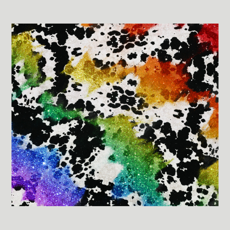 Rainbow Pride Cowhide Tumbler Zipper Hoodie by FaDigitalArtStudio | Teevron