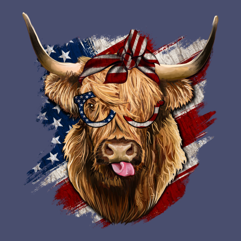 American Highland Cow Vintage Tee by Bettercallsaul | Teevron