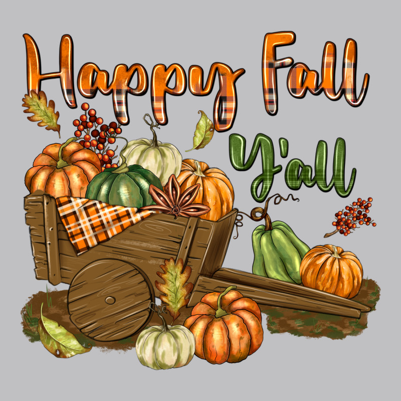 Happy Fall Y'all Long Sleeve Tee by texasbilliewilder | Teevron