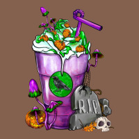 Halloween Cold Drink Frappe With Tombstone Zipper Hoodie | Teevron
