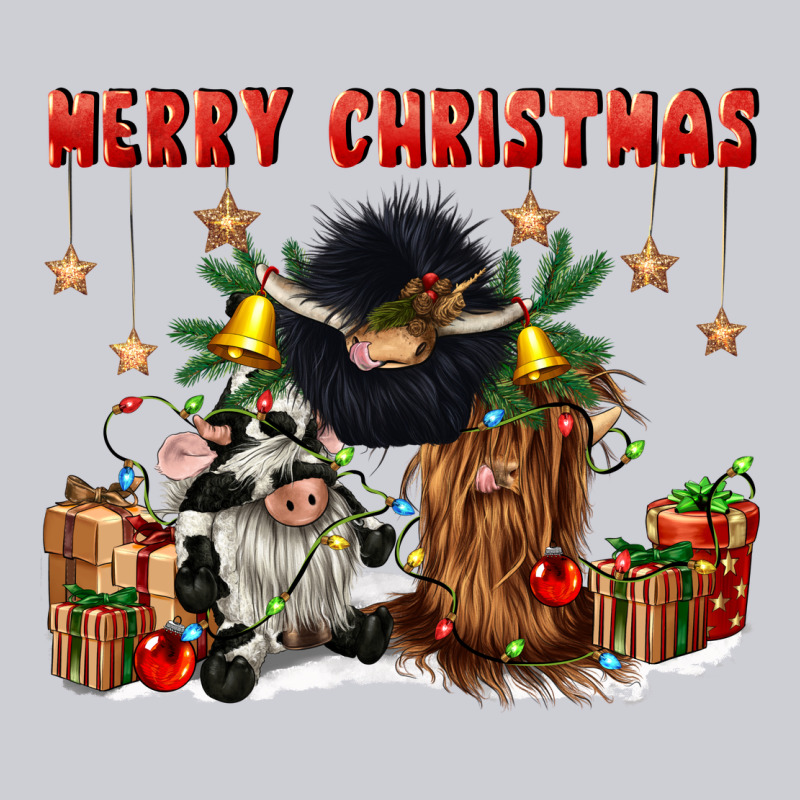 Merry Christmas Heavyweight Sweatshirt by CowGirlArtShop | Teevron