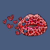 Kiss With Leopard And Hearts Vintage Hoodie | Teevron