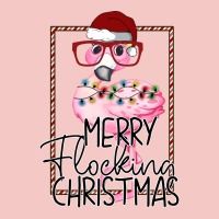 Merryy Flocking Christmas Flamingo Urban Heavy Tee | Teevron