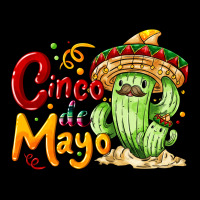 Cinco De Mayo With Cactus Long Sleeve Tee | Teevron