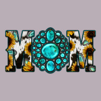 Sunflower Turquoise Gemstone Cowhide Mom Vintage Tee | Teevron