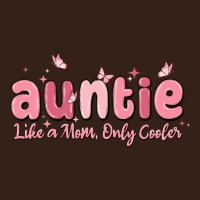 Auntie Like A Mom Only Cooler Heavy Core Tee | Teevron