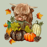 Heifer With Pumpkins Long Sleeve Tee | Teevron