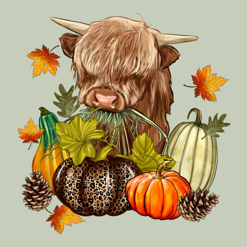 Heifer With Pumpkins Long Sleeve Tee by texasbilliewilder | Teevron