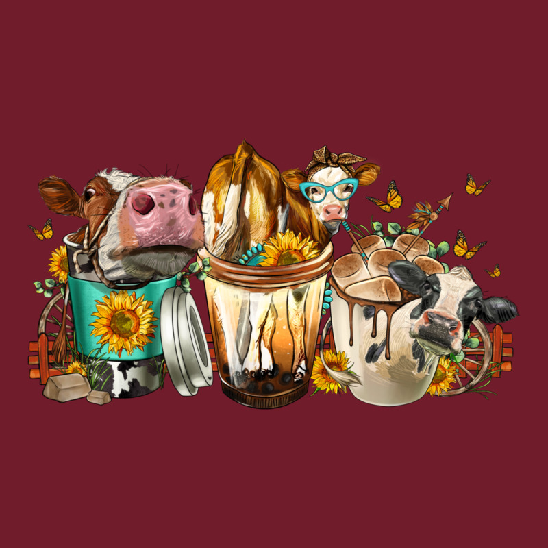 Cows And Coffee Zipper Hoodie by FaDigitalArtStudio | Teevron