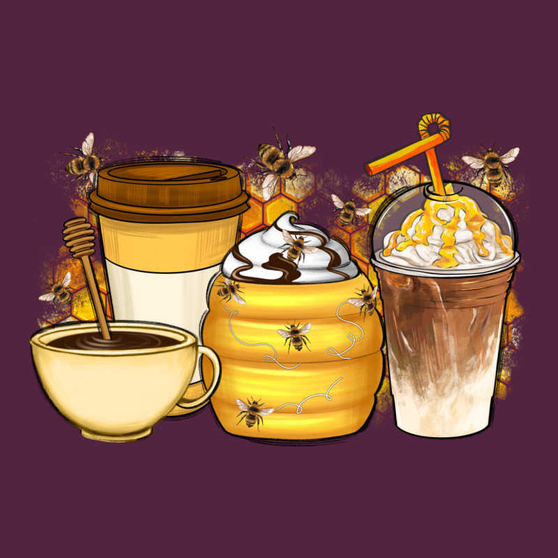 Bee Honey Coffee Cups Urban Hoodie by Artiststas | Teevron