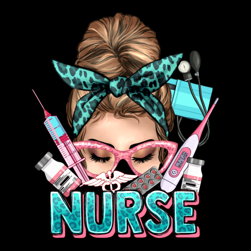 Nurse Life Messy Bun Premium Tee by NancyCooperArtShop | Teevron