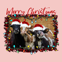 Merry Christmas Cows Urban Heavy Tee | Teevron