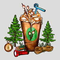 Camping Cold Drink Frappe Zipper Hoodie | Teevron