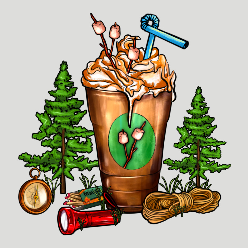 Camping Cold Drink Frappe Zipper Hoodie by FaDigitalArtStudio | Teevron