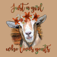 Just A Girl Who Loves Goat Vintage Tee | Teevron
