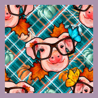 Fall Pig Seamless Pattern Heavyweight Hoodie | Teevron