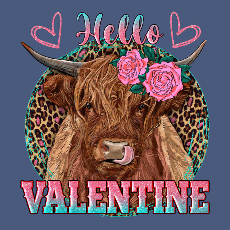 Hello Valentine Highland Cow Vintage Hoodie by RanaPortraitStore | Teevron