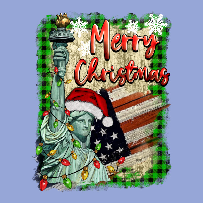 Merry Christmas  Statue Of Liberty Classic Tee by BarkalooDesign | Teevron