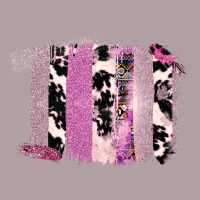 Purple Glitter Cowhide Pattern Brushstrokes Vintage Hoodie | Teevron