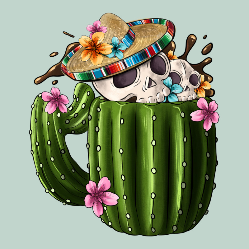 Day Of The Dead Mexican Cactus Zipper Hoodie by FaDigitalArtStudio | Teevron