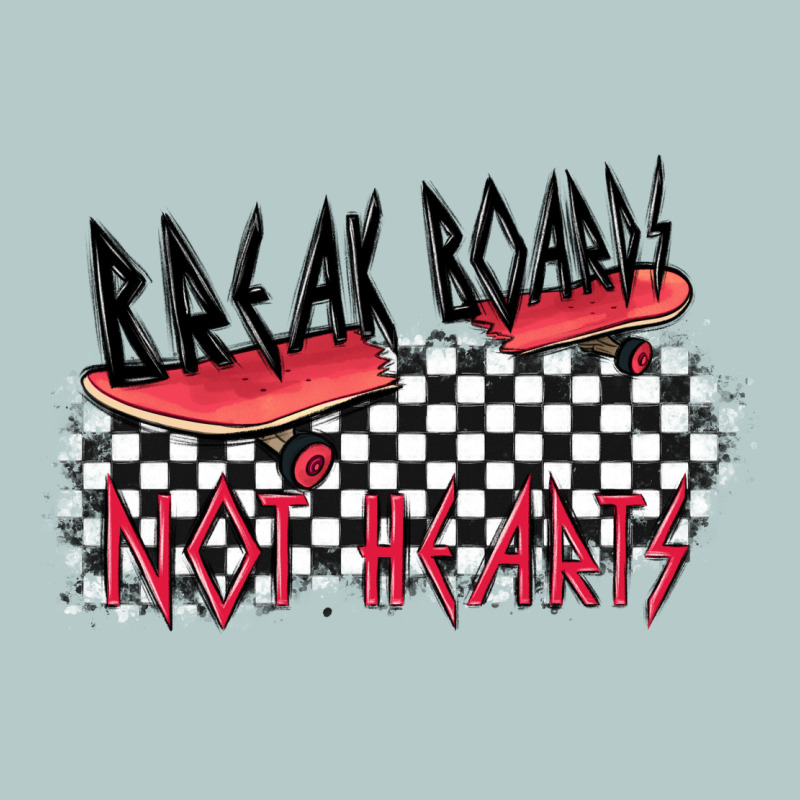 Break Boards Not Hearts Heavy Core Tee by MaliasSmallBusiness | Teevron