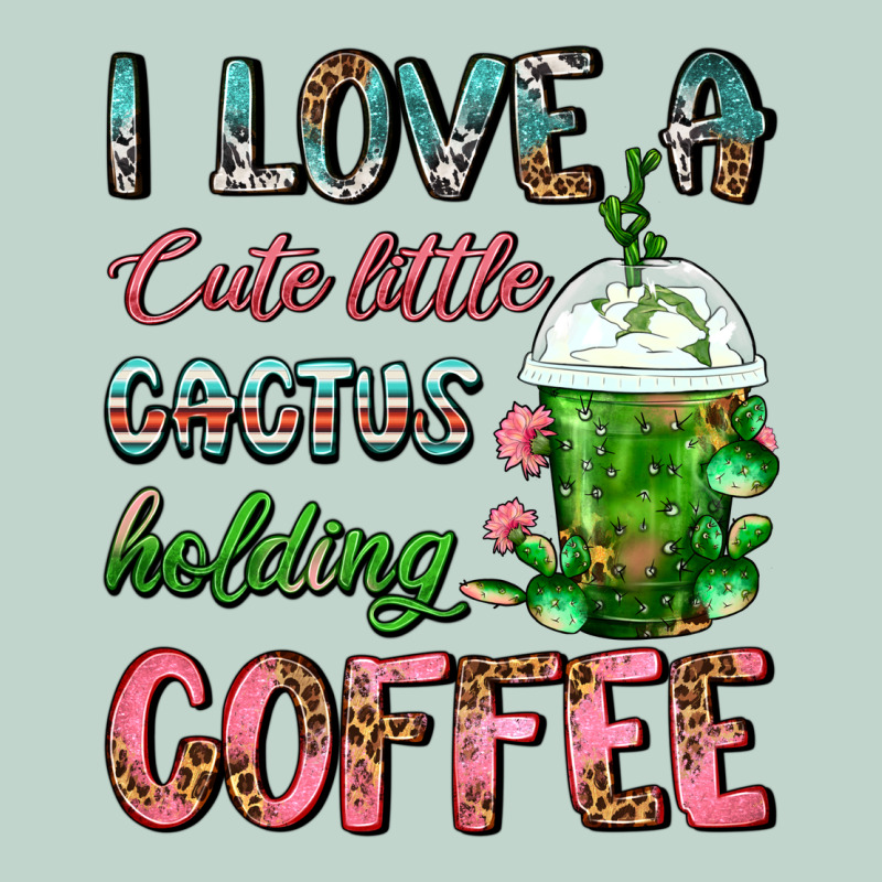 I Love A Cute Little Cactus Holding Coffee Zipper Hoodie by FaDigitalArtStudio | Teevron