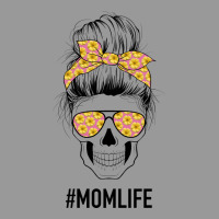 Yellow Flower On Pink Background Mom Skull Vintage Hoodie | Teevron