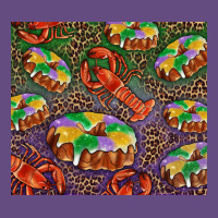 Mardi Gras King Cake And Crawfish Vintage Hoodie | Teevron