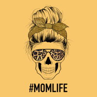 Glitter Patterned Leopard Mom Skull Vintage Hoodie | Teevron