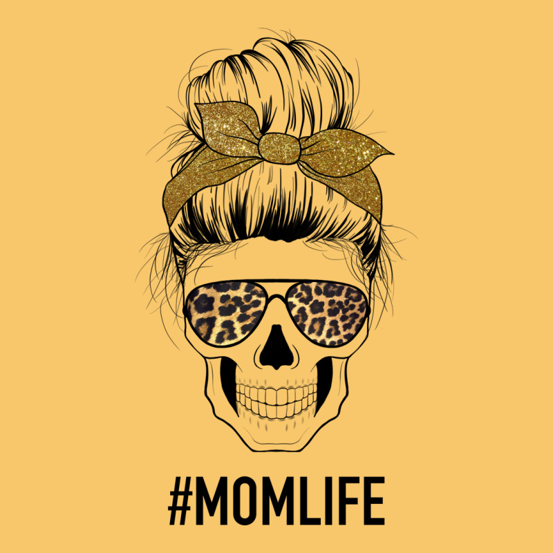 Glitter Patterned Leopard Mom Skull Vintage Hoodie by Bettercallsaul | Teevron