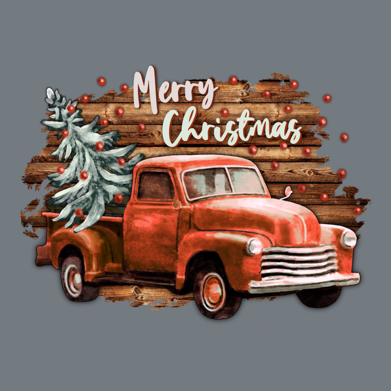Merry Christmas Truck Heavyweight Sweatshirt by CowGirlArtShop | Teevron