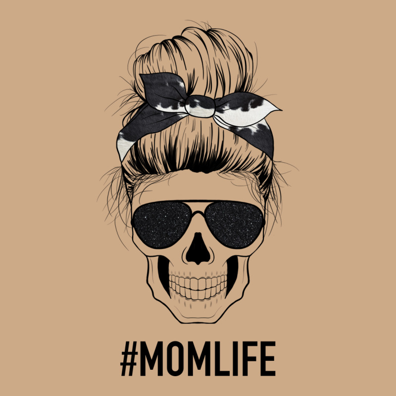 Black Glitter Cowhide Patterned Mom Skull Vintage Hoodie by Bettercallsaul | Teevron