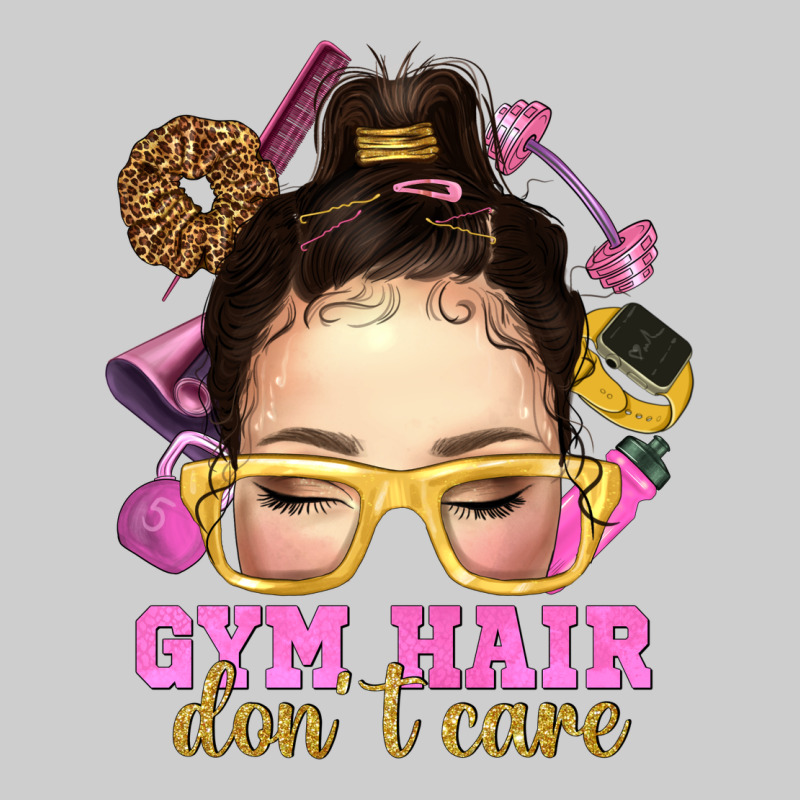 Messy Bun Gym Hair Dont Care Premium Tee by NancyCooperArtShop | Teevron