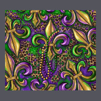 Mardi Gras Fleur De Lis Vintage Hoodie | Teevron
