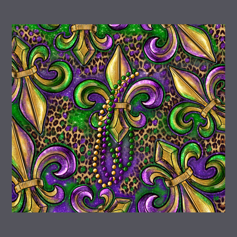 Mardi Gras Fleur De Lis Vintage Hoodie by RanaPortraitStore | Teevron