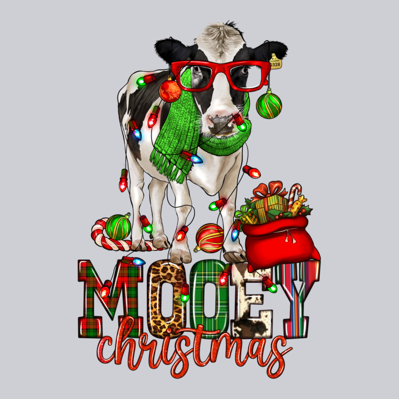 Mooey Christmas Holstein Cow Heavyweight Sweatshirt by CowGirlArtShop | Teevron