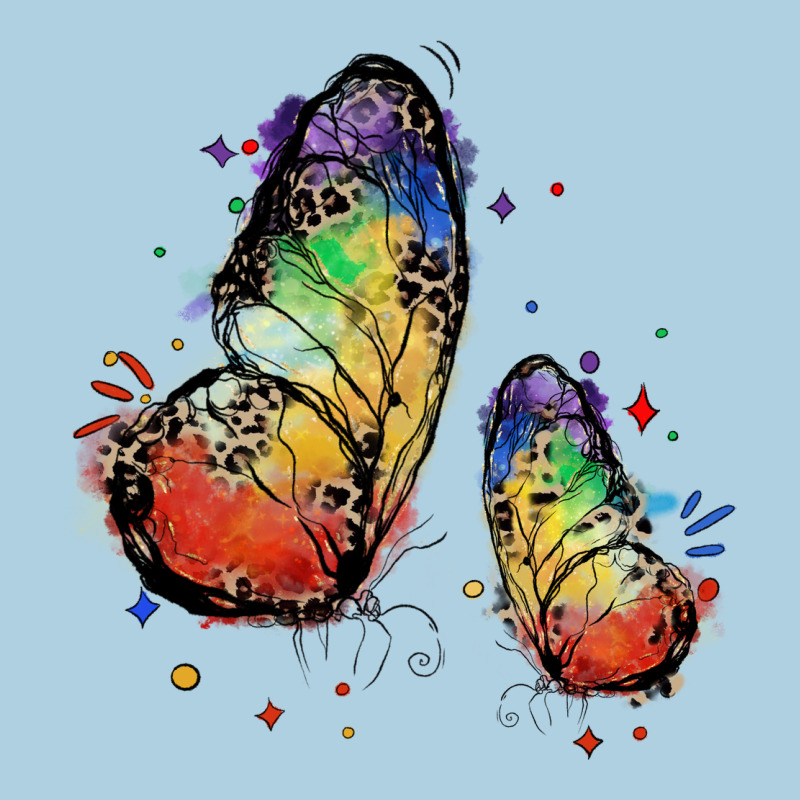 Rainbow Butterfly Pride Premium Hoodie by FaDigitalArtStudio | Teevron