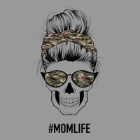 Feminine Camouflage Patterned Mom Skull Vintage Hoodie | Teevron