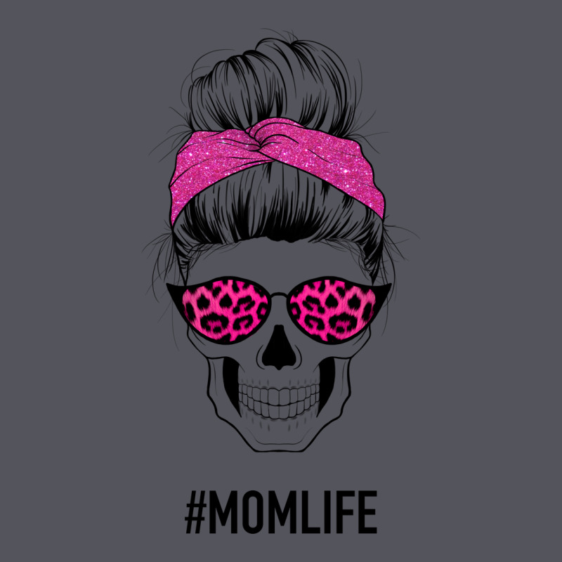 Pink Glitter, Leopard Pattern Mom Skull Vintage Hoodie by Bettercallsaul | Teevron