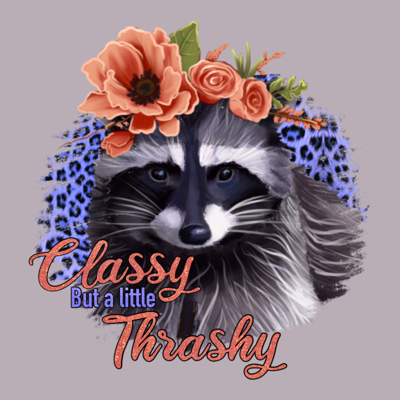 Classy But A Little Thrashy Raccoon With Flowers Vintage Tee by Bettercallsaul | Teevron