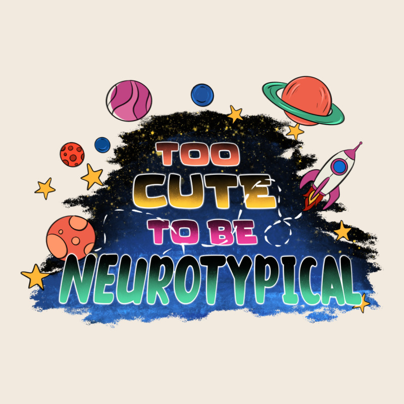 Too Cute To Be Neurotypical Zipper Hoodie by FaDigitalArtStudio | Teevron