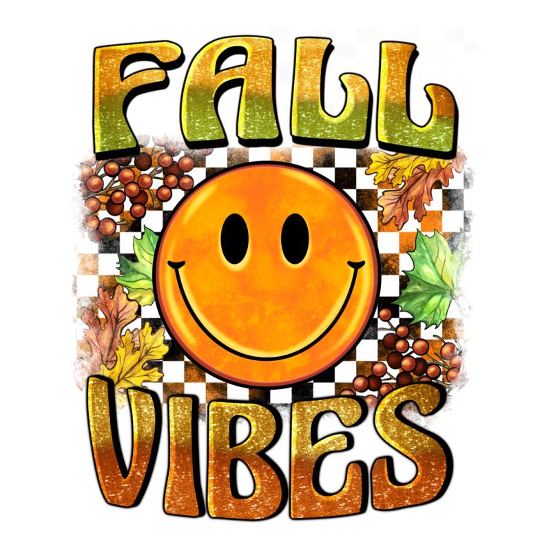 Fall Vibes Smiley Face Classic Tee by BarkalooDesign | Teevron
