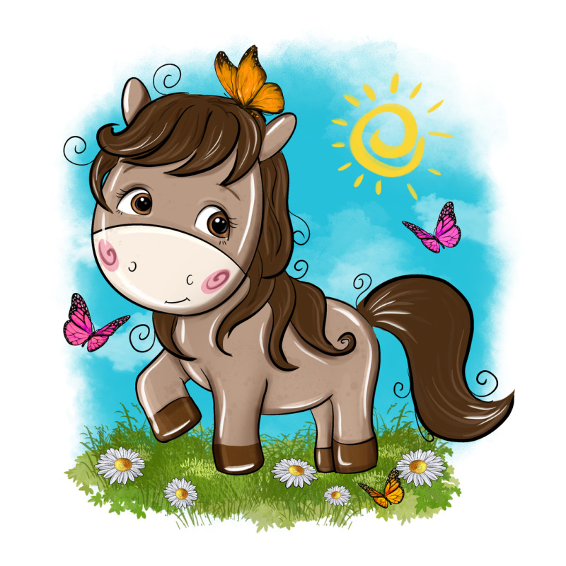 Little Cute Horse Premium Tee by NancyCooperArtShop | Teevron