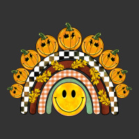 fall smiley face groovy rainbow | Teevron