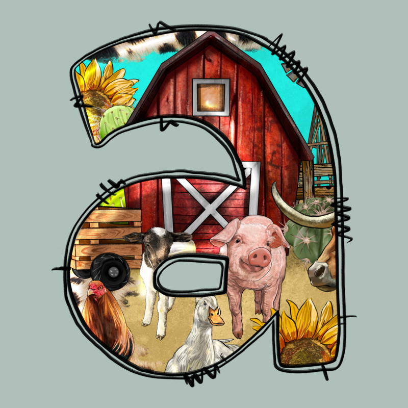 Farm Life Alphabet Lowercase Letters A Heavyweight Hoodie by BundleAndBundleShop | Teevron